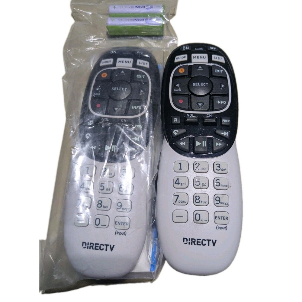 Lot of 2 DirecTV RC73 Genie Remote Controls-1 Brand New Sealed & 1 Used Works